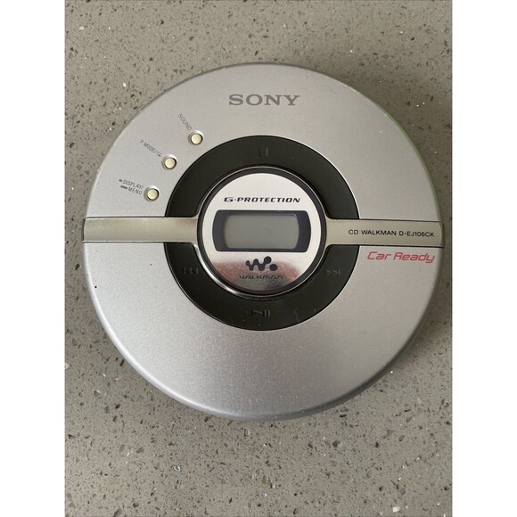 Sony Walkman D-EJ106CK CD Player Car Ready CD-R/RW for Parts/Repair only - Picture 1 of 6